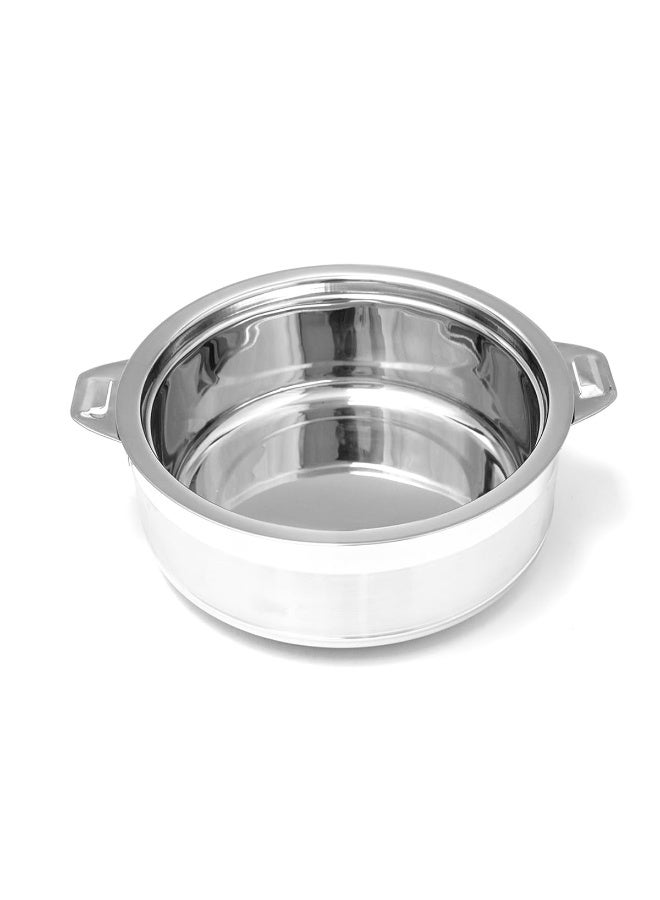 Afra Silver Touch Stainless Steel Casserole 3500ml