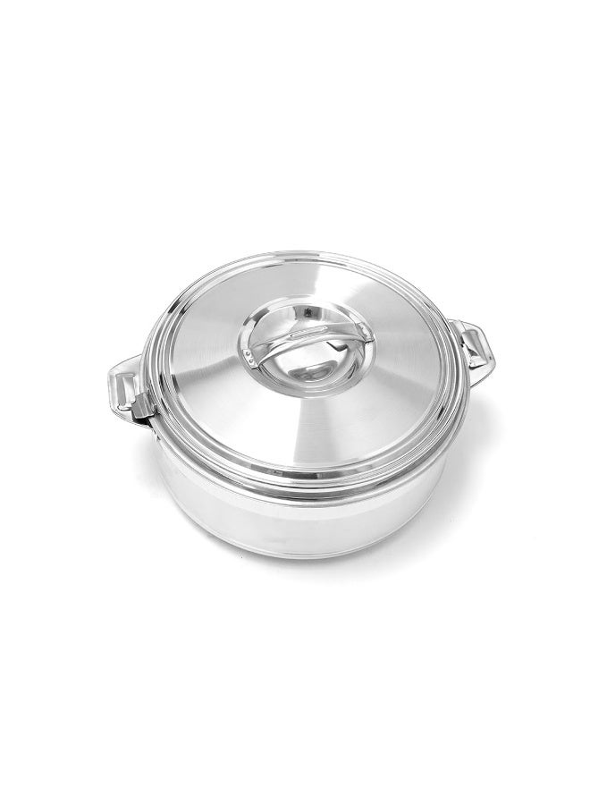 Afra Silver Touch Stainless Steel Casserole 3500ml