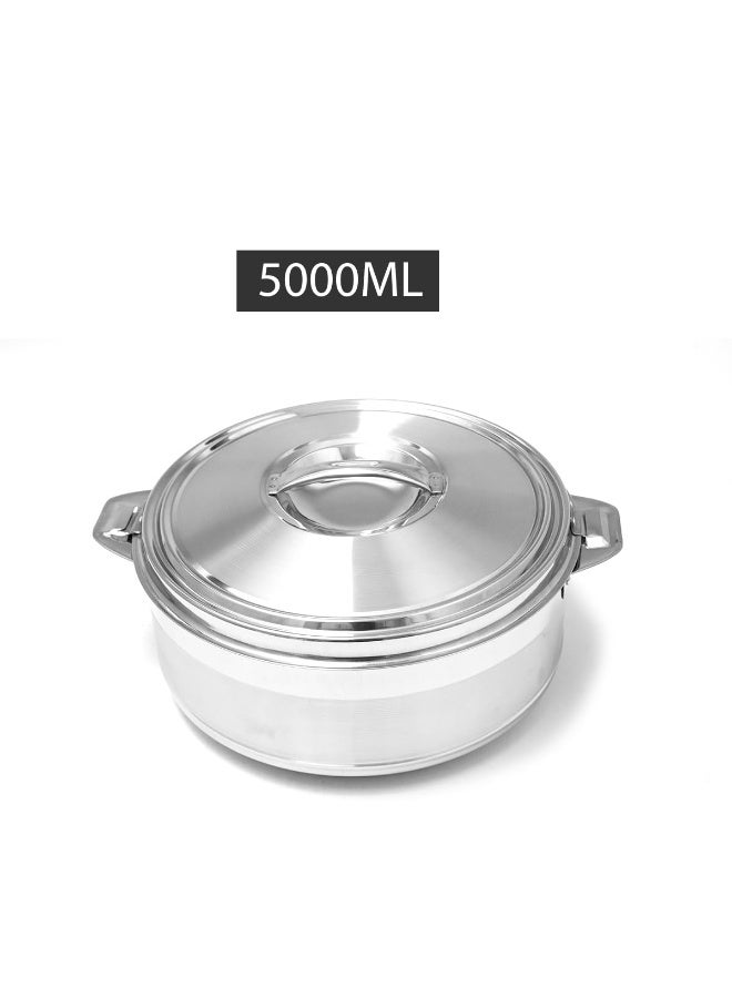 Afra Silver Touch Stainless Steel Casserole 5000ml