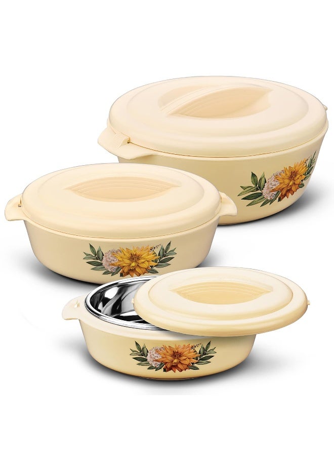 Hotpot Pridehome Insulated Casserole 3pc Set 5.0, 8.0, 10 Ltr