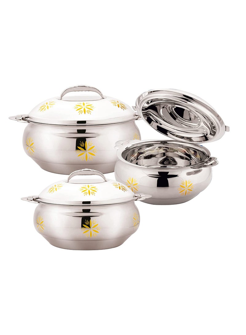 Sturdy and Durable Hotpot Stainless Steel Casserole Food Warmer with Lid - Reem