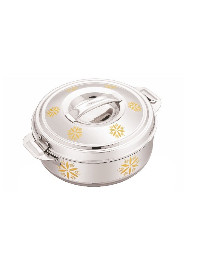 Hotpot Stainless Steel Casserole Thermal Serving Bowl Afra 3500ml