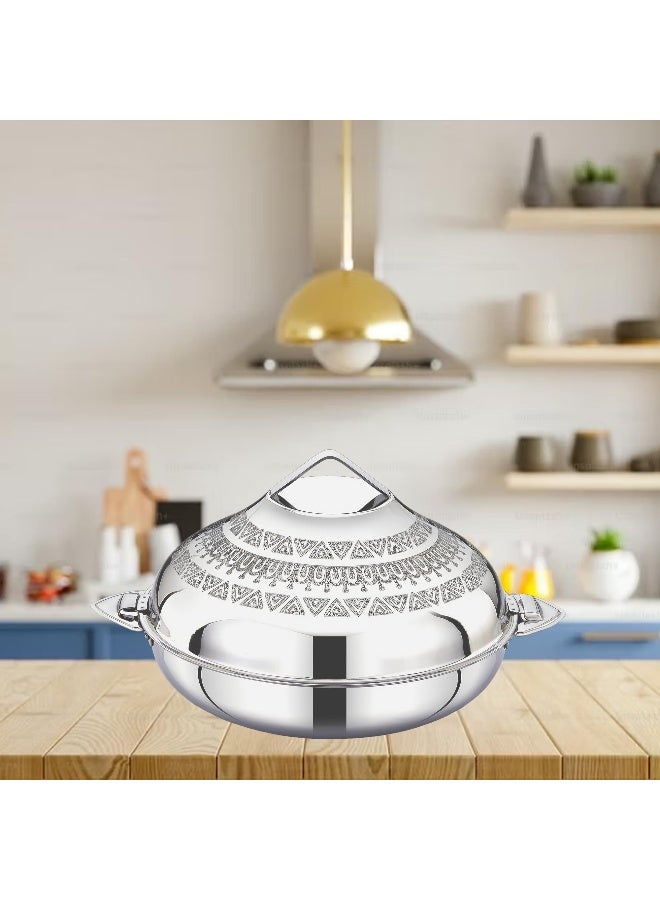 Stainless Steel Hotpot Luxury Style Casserole Najd 4000 ML