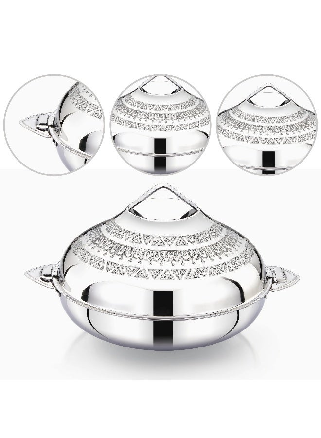 Stainless Steel Hotpot Luxury Style Casserole Najd 4000 ML