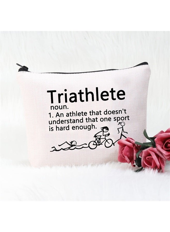 Triathlon Lovers Gift Triathlete Definition Cosmetic Bag (Triathlete Cosmetic Bag)