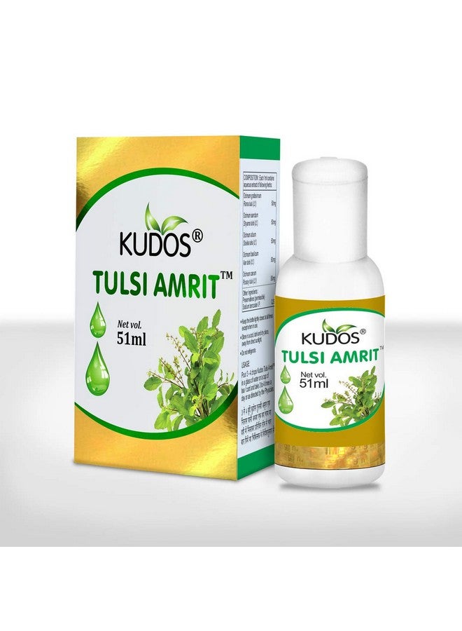 Ayurveda Tulsi Amrit | Best Tulsi Drops For Immunity Booster - 51Ml | Healthy Lifestyle, Pure Ayuvedic & Safe