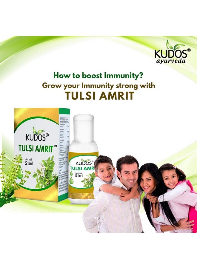 Ayurveda Tulsi Amrit | Best Tulsi Drops For Immunity Booster - 51Ml | Healthy Lifestyle, Pure Ayuvedic & Safe