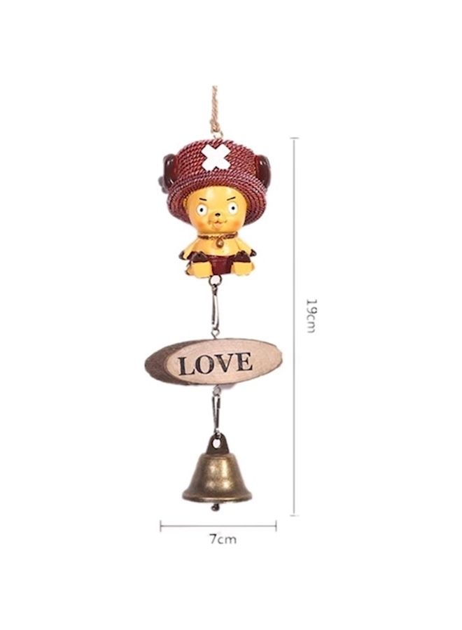 Adorable Chopper Wind Chimes Brown/Gold/Yellow