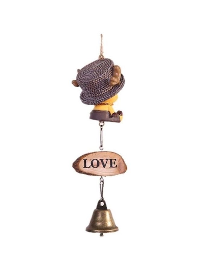 Adorable Chopper Wind Chimes Brown/Gold/Yellow