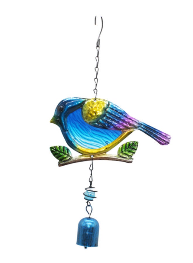 Bird Shaped Wind Chime Blue/Yellow/Green 13.38inch