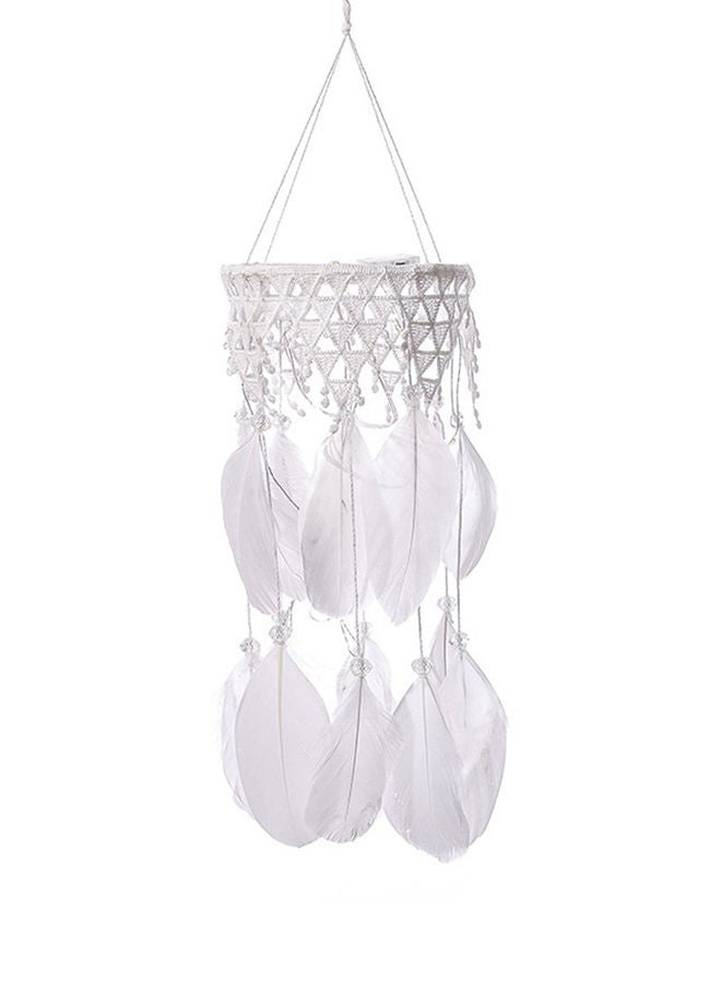 Handmade Dream Catcher Wind Chimes White 20x15cm