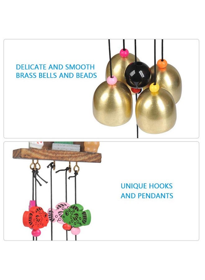 Wood Coper Wind Chime For Home Bedroom Balcony Garden Etc.. For (Decorate Item)