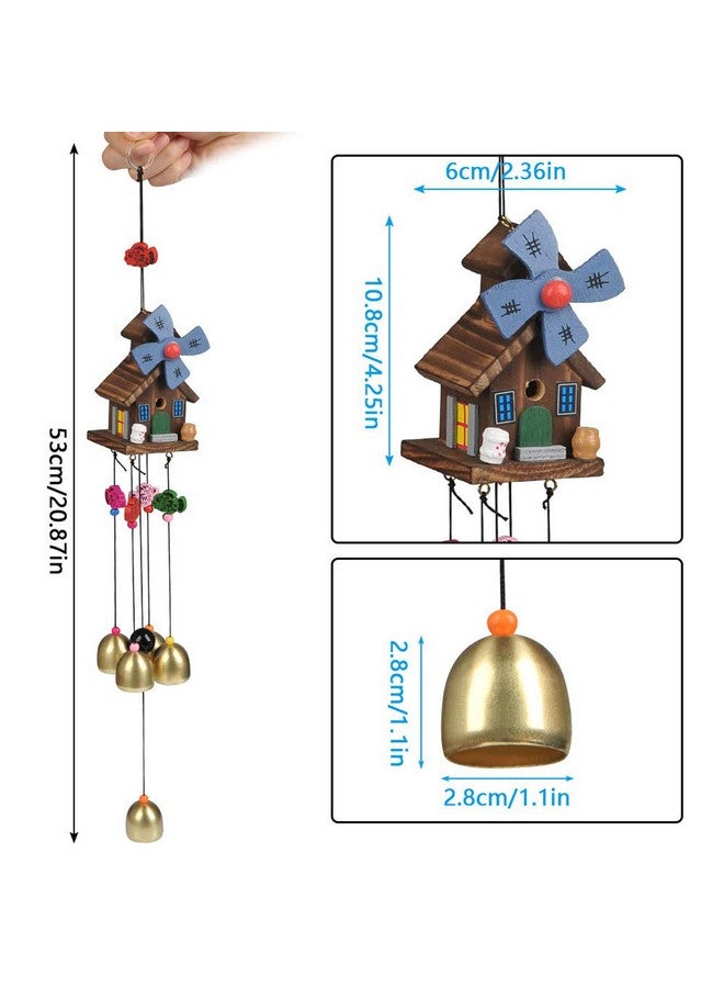 Wood Coper Wind Chime For Home Bedroom Balcony Garden Etc.. For (Decorate Item)