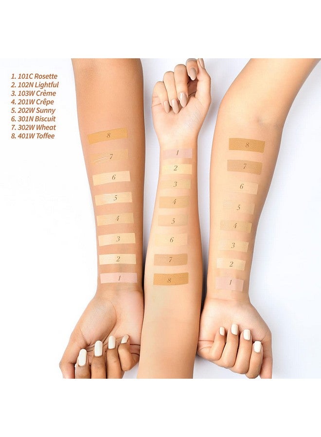 Super Serum Foundation - 101C Rosette, 33 Gm | Liquid Foundation With Hyaluronic Acid | 8 Hr+ Long Lasting & Hydrating Foundation With Spf 30