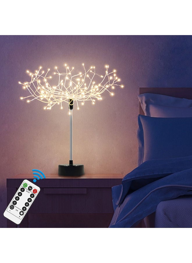 Adjustable USB Rechargable LED Branch Table Lamp with Remote Control Brightness White 24.00 X 6.00 9.50cm