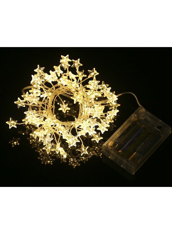 LED Star Shape S-Tring Lights Warm White