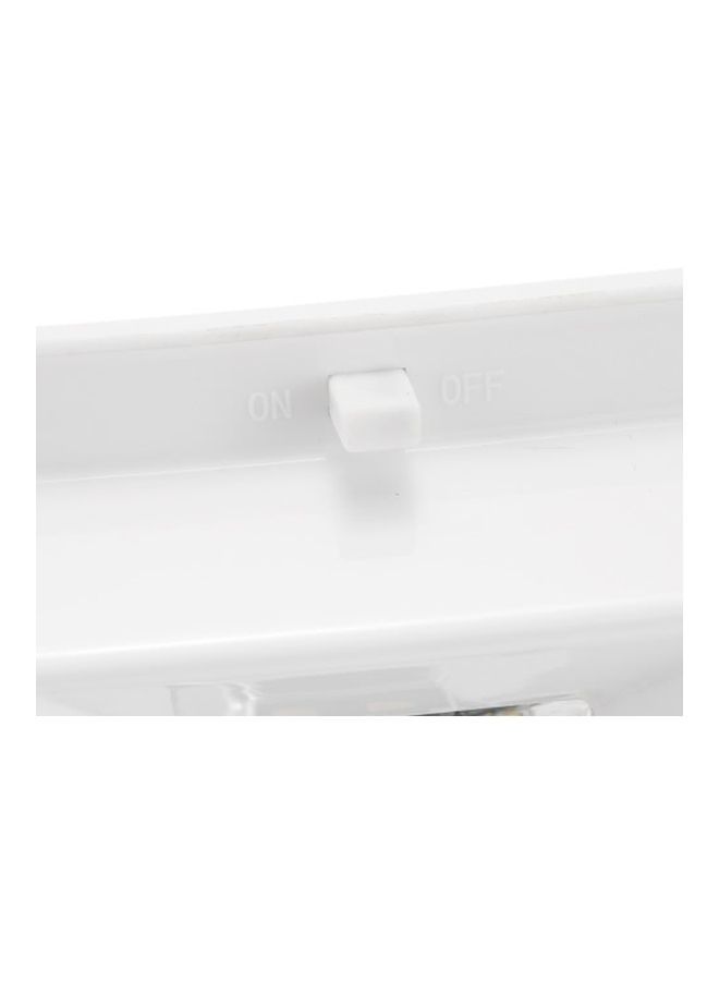 Solar Powered Motion Sensor Wall Light White 12x12x5.5centimeter