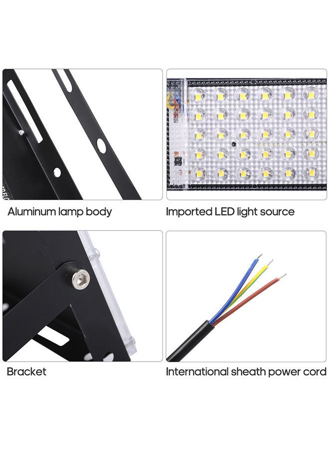 Portable Energy Saving Outdoor Light Lamp 50W White 22x2.40x11.50centimeter