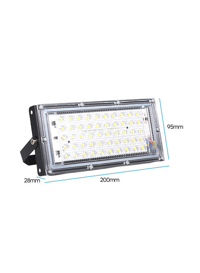 Portable Energy Saving Outdoor Light Lamp 50W White 22x2.40x11.50centimeter