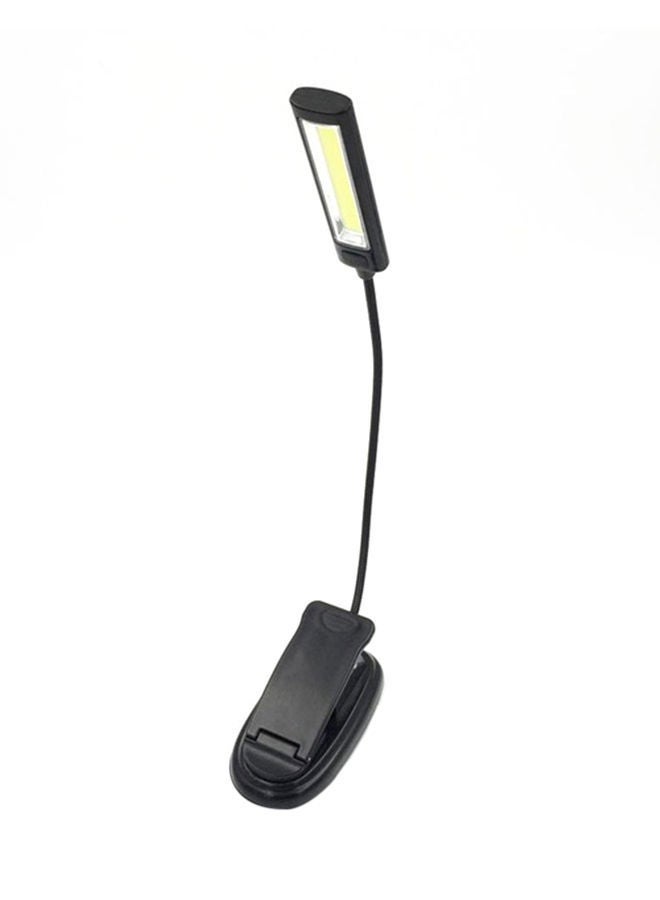 Portable Dual Flexible Arms Cob LED Clip Camping Light Black 12 x 12cm