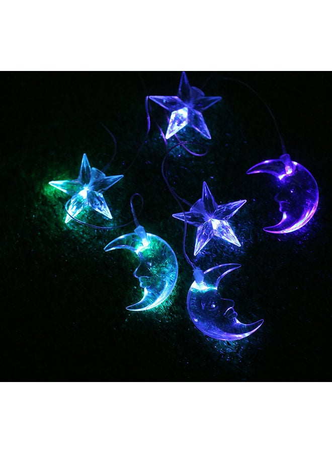 Moon Star LED Chimes Waterproof Hanging Lights White