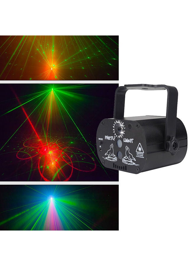 60 Patterns Disco Party Stage Lighting Black