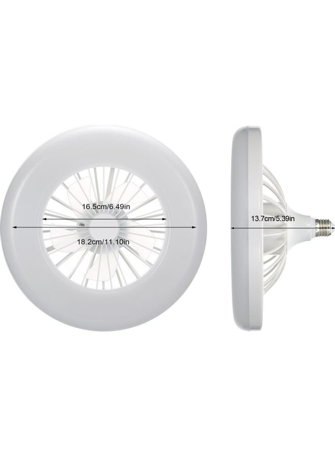 Mini Fan Light White