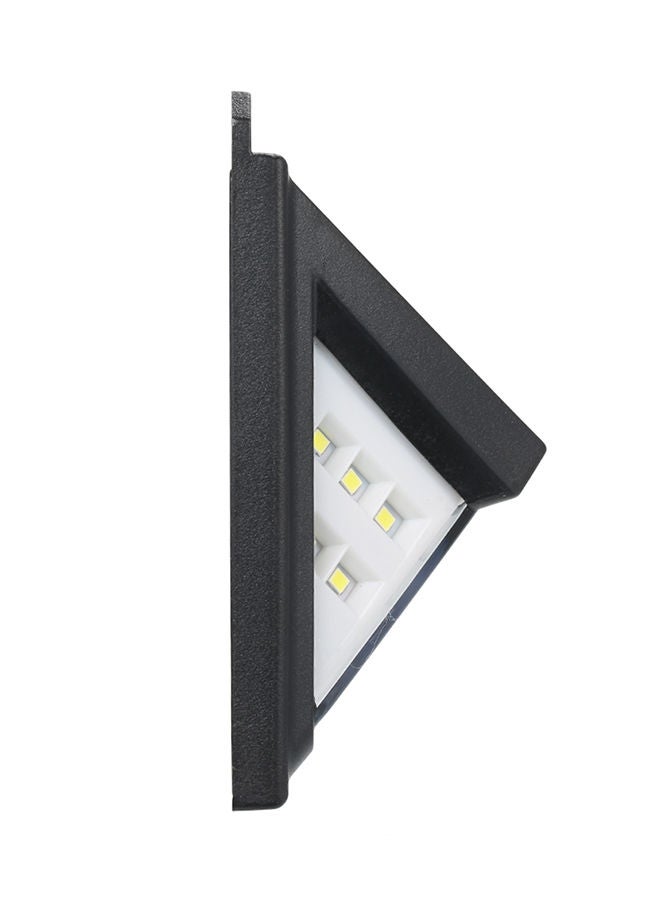 90 LED Solar Power PIR Motion Sensor Wall Light Outdoor Lamp Black 0.53kg