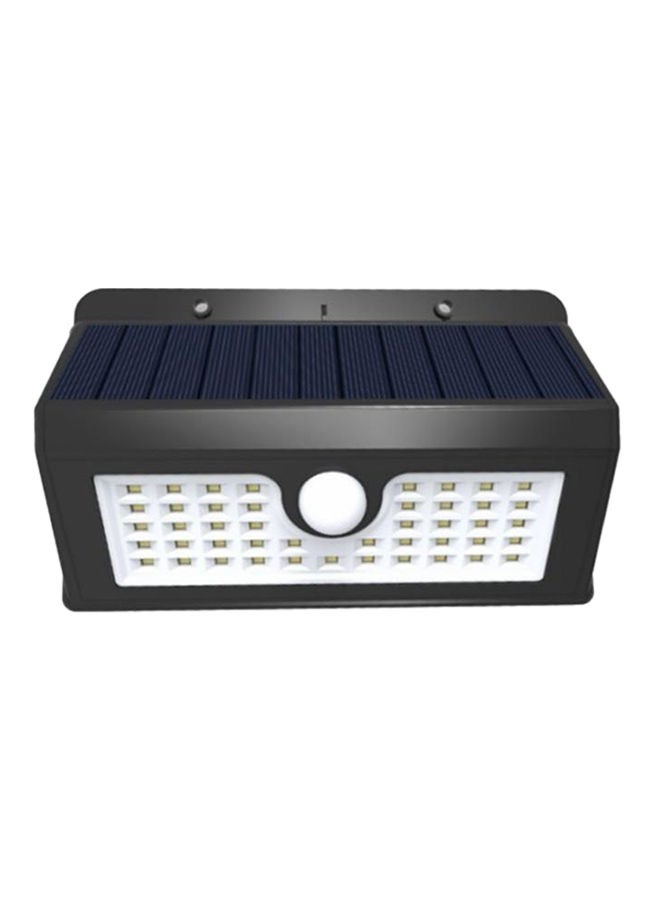 45 LED Solar Outdoor Path Wall Lamp White 5x12cm