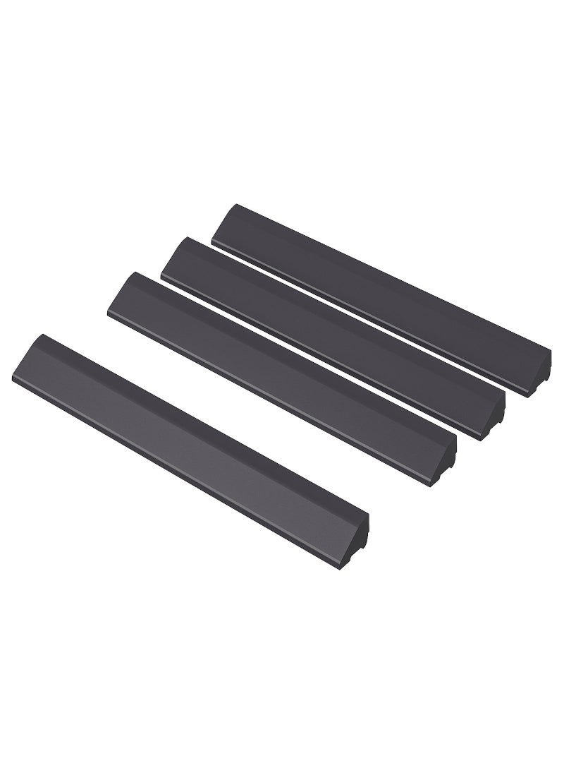 Edging Strip, Outdoor Floor Decking, Dark Grey, 4 Pack