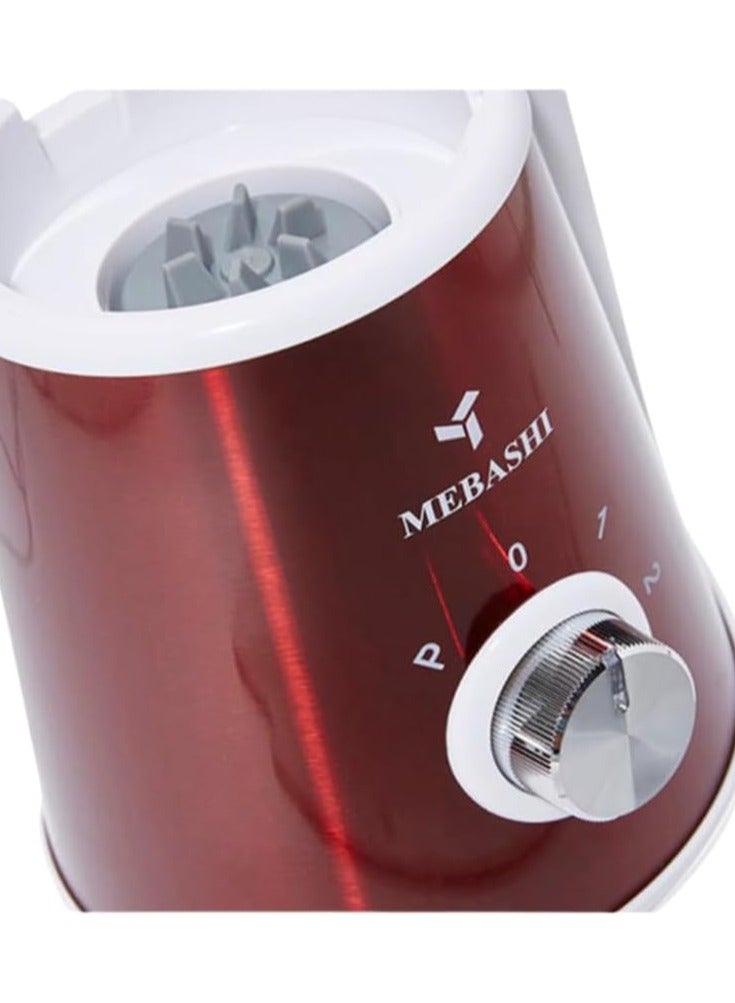 MEBASHI Coffee Grinder - 800ml, 400g, Stainless Steel Body, Powerful Motor, Red(ME-CG2285SR)(450W)