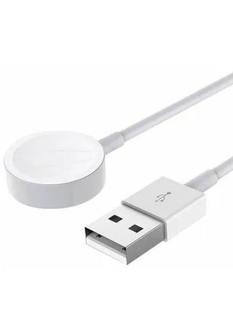 Usb Wireless Magnetic Charging Cable For Apple Smart Watch White