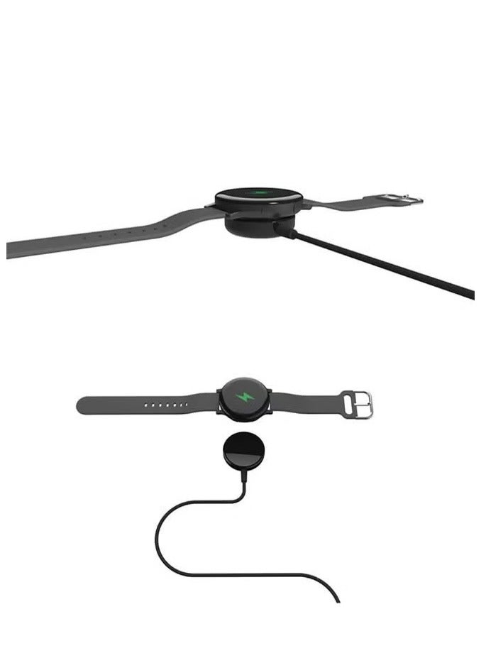 Magnetic Wireless Charger Dock For Samsung Galaxy Watch Active/Active 2 Black