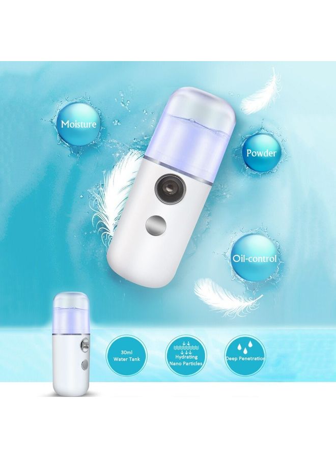 Nano Mist Sprayer Handheld Portable White 12x4x4cm