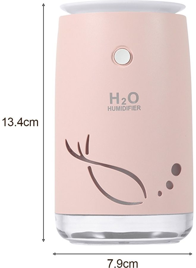 Small Desk Humidifier Pink 13.4x7.9cm