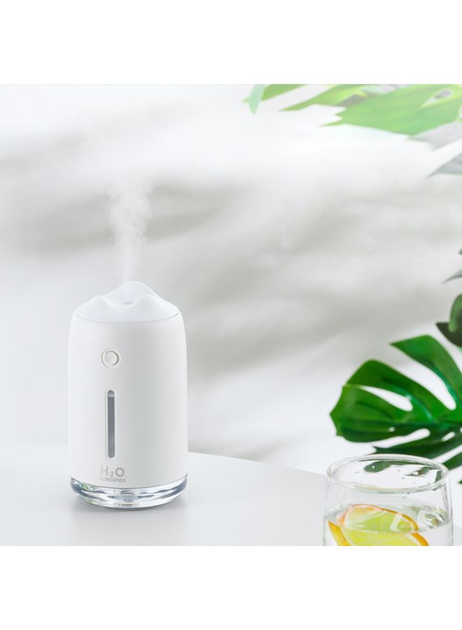 Small Desk Humidifier White 14.2x8.2x8.2cm