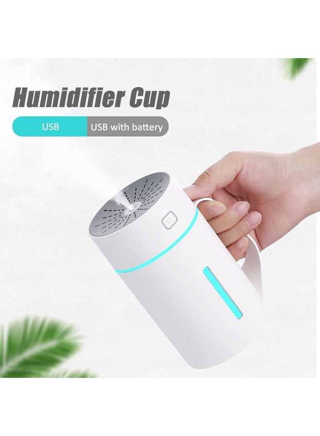 USB Humidifier Cup Handheld Portable White 15.4x9.6x9.4cm