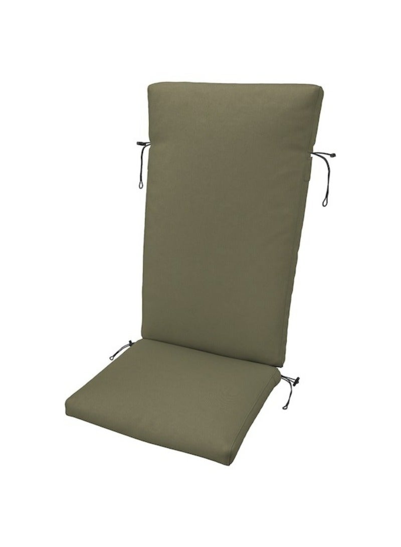 Froesoen Duvholmen Seat Back Cushion Outdoor Dark Beige Green  Outdoor  116X45 Cm