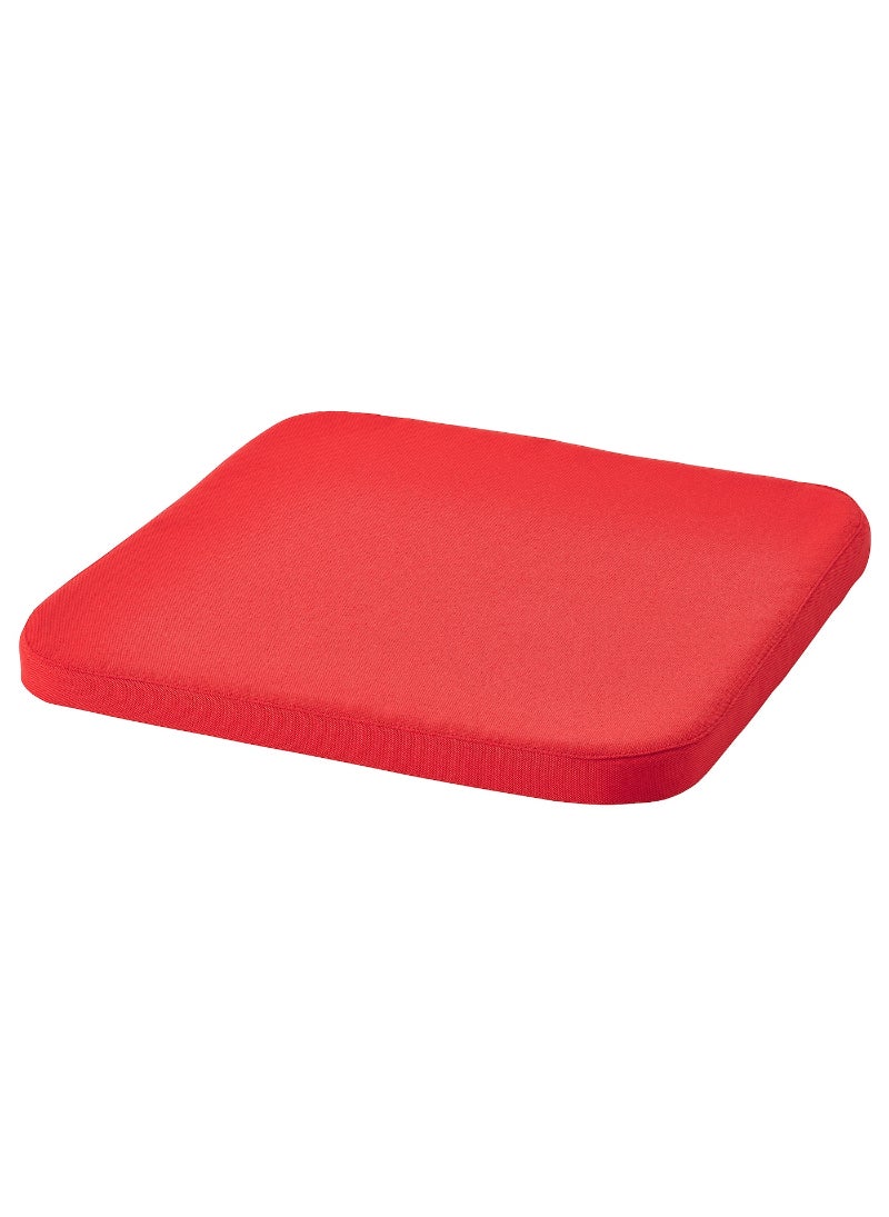 Chair Pad, Red, 36X36X2.5 Cm