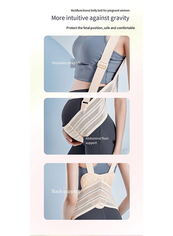 Maternity Belly Band Pregnancy Support Belt Breathable Abdominal Binder Back Support for Pregnant Women