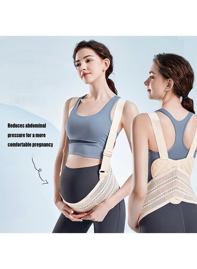 Maternity Belly Band Pregnancy Support Belt Breathable Abdominal Binder Back Support for Pregnant Women