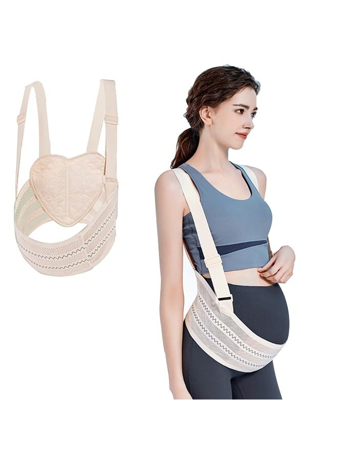 Maternity Belly Band Pregnancy Support Belt Breathable Abdominal Binder Back Support for Pregnant Women