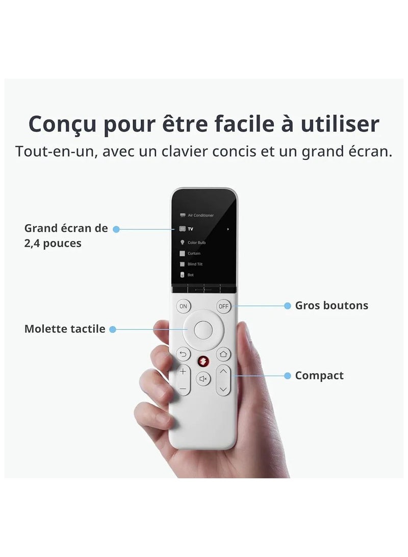 Remote Control Customizable And Smart Control IR Bluetooth Devices Compatible With TV Air Conditioner Apple TV.