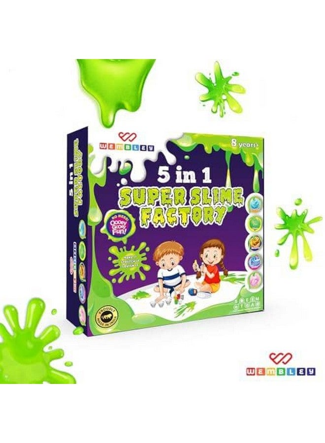 Slime Lab For Kids Craft Activity Kit With Slime Activator | Diy Slime Making Kit For Boys & Girls Aged 8+ | Fluffy Slime Birthday Gift For Kids | Satisfying Gadgets