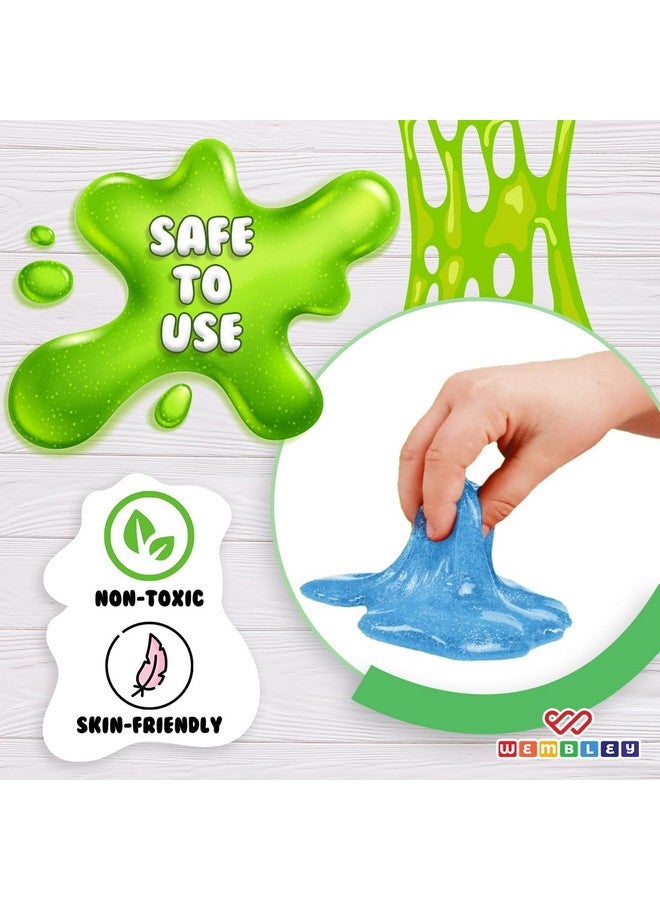 Slime Lab For Kids Craft Activity Kit With Slime Activator | Diy Slime Making Kit For Boys & Girls Aged 8+ | Fluffy Slime Birthday Gift For Kids | Satisfying Gadgets