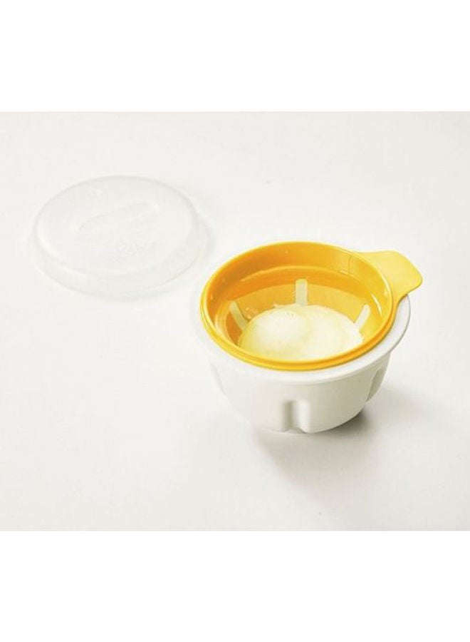 M-Cuisine Egg Poacher White/Yellow/Clear 8.5x11.7x10cm