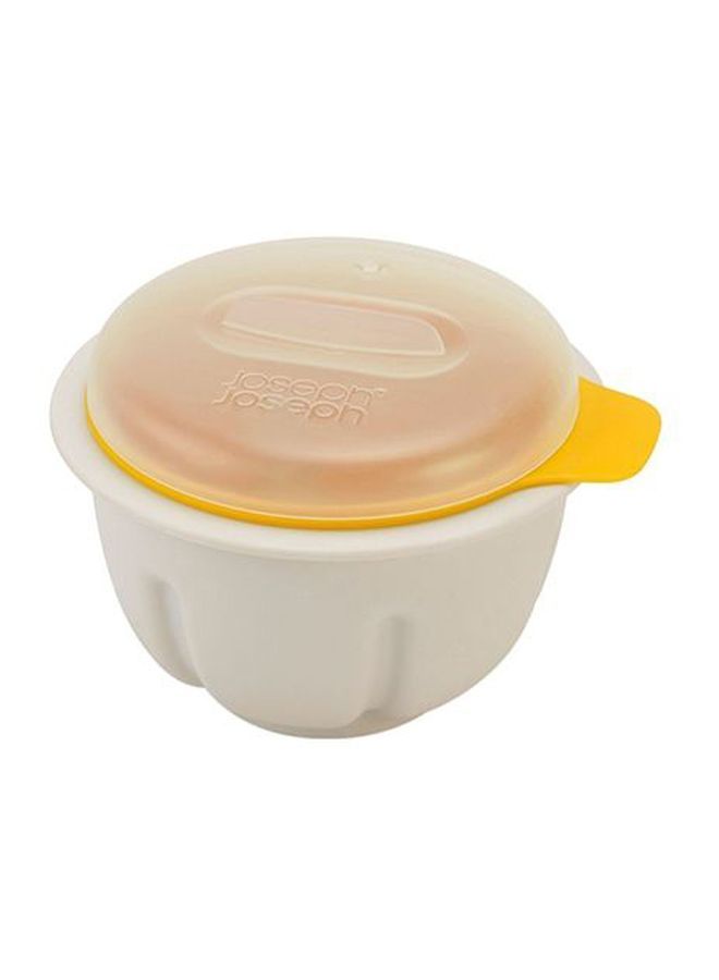 M-Cuisine Egg Poacher White/Yellow/Clear 8.5x11.7x10cm