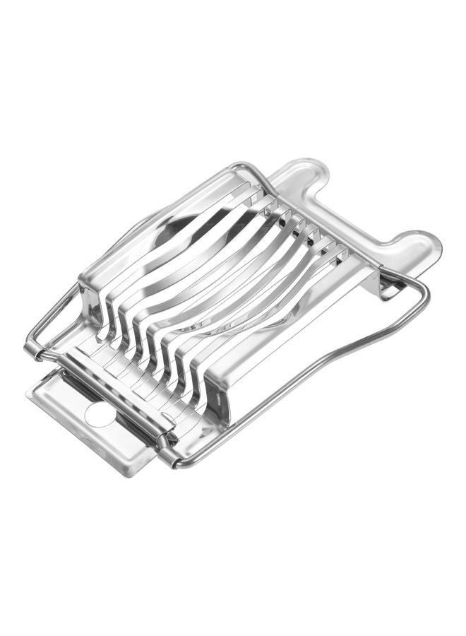 Egg Cutter Boiled Slicer Silver