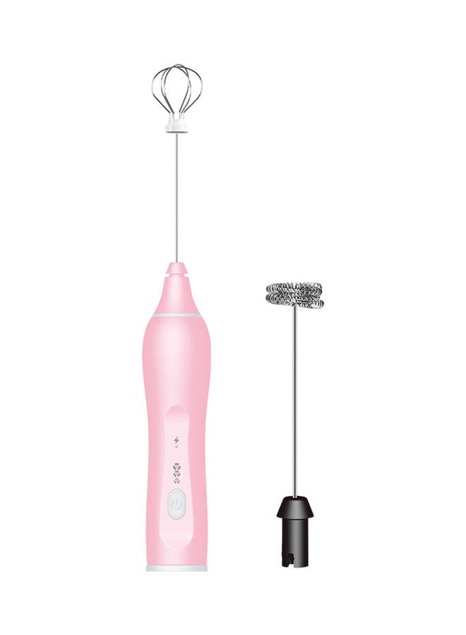 3 Speed Electric Milk Frother Pink