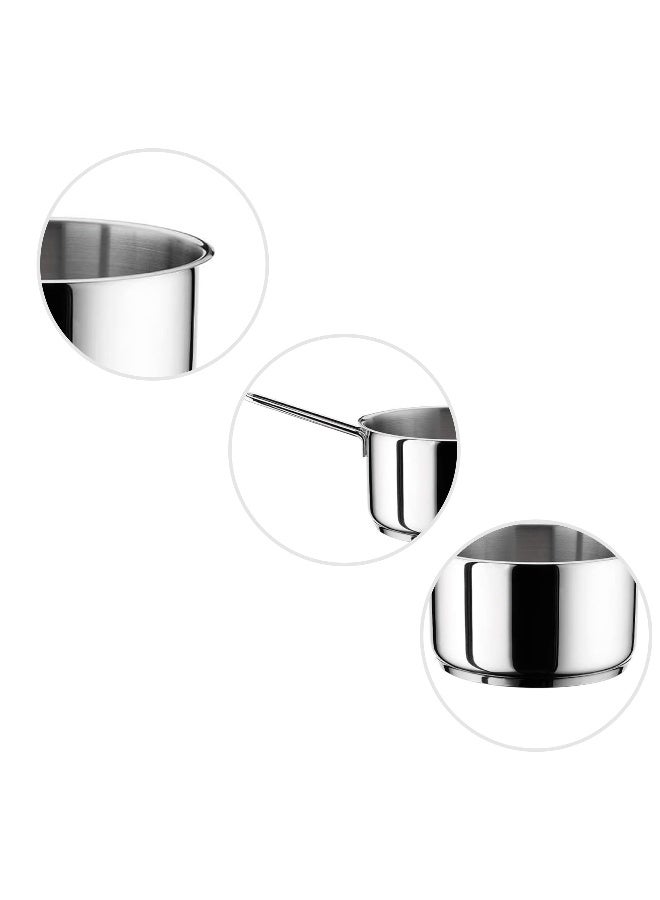 Hascevher Stainless Steel Milk Pot With Heat Resistant Steel Handle